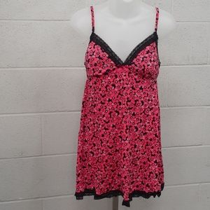 2 FOR $25 NWT La Senza Floral Chemise, Size Large